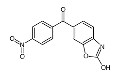 6-(4-nitrobenzoyl)-3H-1,3-benzoxazol-2-one结构式