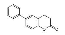 6-phenyl-3,4-dihydrochromen-2-one Structure