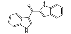(1H-吲哚-2-基)(1H-吲哚-3-基)甲酮结构式