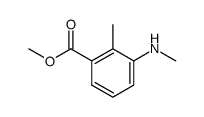 methyl 2-methyl-3-(methylamino)benzoate Structure