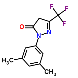 2-(3,5-Dimethylphenyl)-5-(trifluoromethyl)-2,4-dihydro-3H-pyrazol-3-one Structure