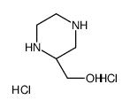 (R)-哌嗪-2-甲醇二盐酸盐结构式