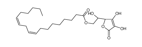 [(2S)-2-[(2R)-3,4-dihydroxy-5-oxo-2H-furan-2-yl]-2-hydroxyethyl] (9Z,12Z)-octadeca-9,12-dienoate structure