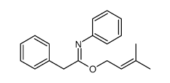 3-methylbut-2-en-1-yl N,2-diphenylacetimidate Structure