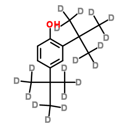 2,4-Bis[2-(2H3)methyl(2H6)-2-propanyl]phenol Structure
