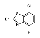 2-bromo-7-chloro-4-fluoro-1,3-benzothiazole Structure