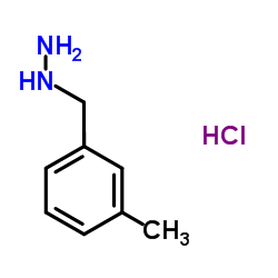 (3-METHYLBENZYL)HYDRAZINE HYDROCHLORIDE Structure