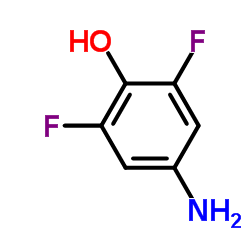 4-氨基-2,6-二氟苯酚结构式