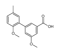 3-methoxy-5-(2-methoxy-5-methylphenyl)benzoic acid Structure