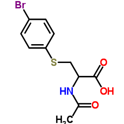 N-Acetyl-S-(4-bromophenyl)cysteine结构式
