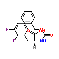 Cbz-2,3-Difluoro-L-Phenylalanine结构式