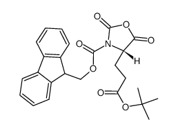 FMOC-GLU(OTBU)-N-CARBOXYANHYDRIDE结构式