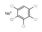 2,3,4,6-四氯苯酚钠盐结构式