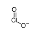 亚氯酸盐标准溶液结构式