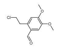 2-(2-chloroethyl)-4,5-dimethoxybenzaldehyde结构式