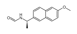 (R)-N-(1-(6-Methoxy-2-naphthyl)ethyl)formamid Structure