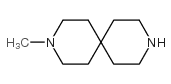 3-甲基-3,9-二氮杂螺[5.5]十一烷结构式
