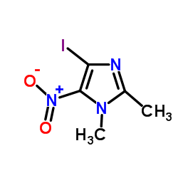 4-Iodo-1,2-dimethyl-5-nitro-1H-imidazole Structure