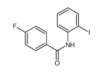 4-Fluoro-N-(2-iodophenyl)benzamide Structure