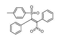 1-methyl-4-(2-nitro-1,2-diphenylethenyl)sulfonylbenzene结构式