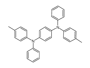 N,N'-二苯基-N,N'-双(对甲苯基)-1,4-苯二胺结构式