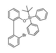 (2’-bromobiphenyl-2-yloxy)(tert-butyl)diphenylsilane结构式