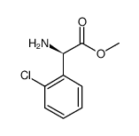 (R)-(-)-2-氯苯基甘氨酸甲脂结构式