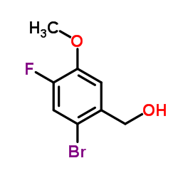 (2-Bromo-4-fluoro-5-methoxyphenyl)methanol Structure