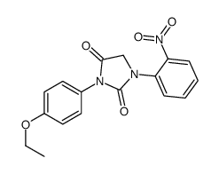 3-(4-Ethoxyphenyl)-1-(2-nitrophenyl)-2,4-imidazolidinedione结构式