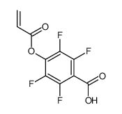 2,3,5,6-tetrafluoro-4-prop-2-enoyloxybenzoic acid Structure