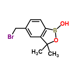 5-(Bromomethyl)-3,3-dimethyl-2,1-benzoxaborol-1(3H)-ol Structure