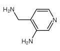 3-氨基吡啶-4-甲胺结构式