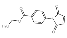苯甲酸 4-(2,5-二氢-2,5-二氧代-1h-吡咯-1-基)-乙酯结构式
