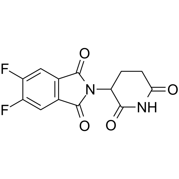 Thalidomide-5,6-F Structure