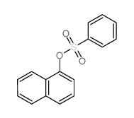1-(benzenesulfonyloxy)naphthalene结构式