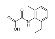 2-((2-乙基-6-甲基苯基)氨基)-2-氧代乙酸结构式