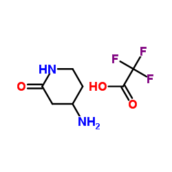 4-氨基哌啶-2-酮2,2,2-三氟乙酸盐结构式