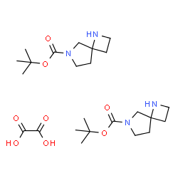 1,6-二氮杂螺[3.4]辛烷-6-羧酸叔丁酯半草酸盐结构式