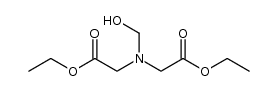 N-hydroxymethylimino diacetic acid diethyl ester Structure