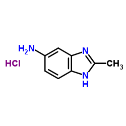 2-甲基-1H-苯并咪唑-5-胺盐酸盐结构式