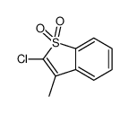 2-chloro-3-methyl-1-benzothiophene 1,1-dioxide Structure
