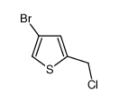 4-Bromo-2-(chloromethyl)thiophene Structure
