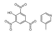 3-methylpyridine,2,4,6-trinitrophenol Structure