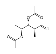 (2S,3R,4S)-4-methyl-5-oxopentane-2,3-diyl diacetate Structure