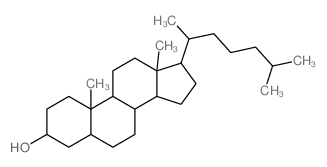 Cholestan-3beta-ol (VAN)结构式