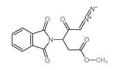 [3-(1,3-dioxoisoindol-2-yl)-4-methoxycarbonyl-2-oxo-butylidene]-imino-azanium Structure