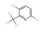 3,6-dichloro-2-(trichloromethyl)pyridine Structure