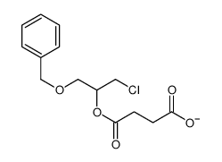 4-(1-chloro-3-phenylmethoxypropan-2-yl)oxy-4-oxobutanoate Structure