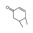 (4S,5S)-4,5-dimethylcyclohex-2-en-1-one Structure