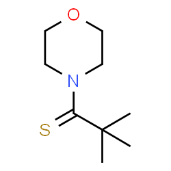 2,2-二甲基-1-吗啉代丙烷-1-硫酮结构式